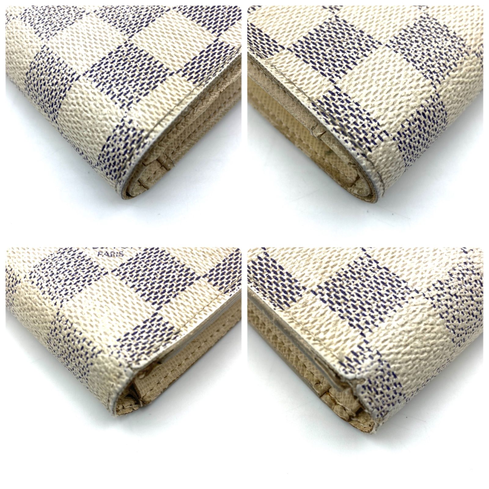 LOUIS VUITTON ルイヴィトン ダミエ アズール ポルトフォイユ