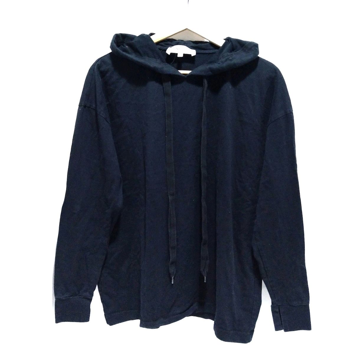 ENFOLD(エンフォルド) パーカー サイズ38 M レディース - 黒 長袖/プル