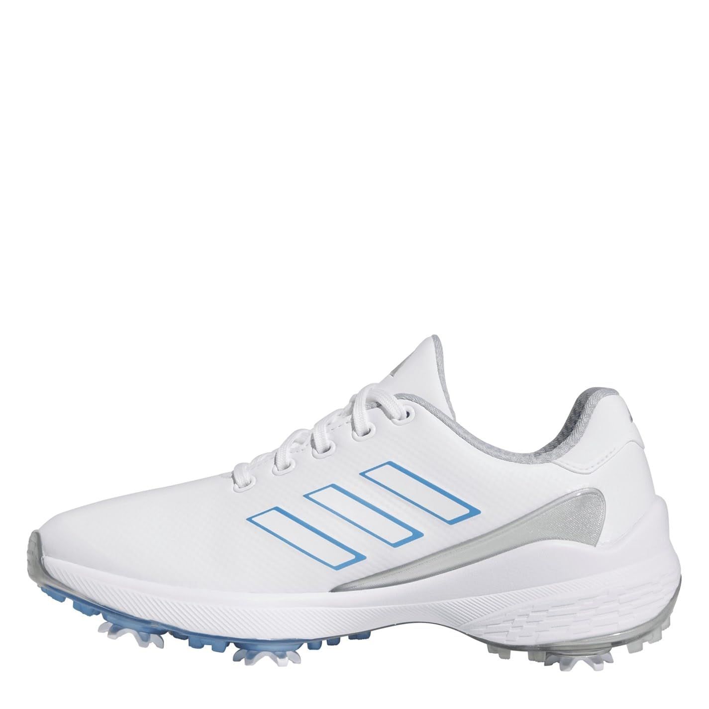 アディダスゴルフ ウィメンズ ゼッドジー23 フットウェアホワイト ブルーフュージョンメタリック シルバーメタリック 24.0 cm M