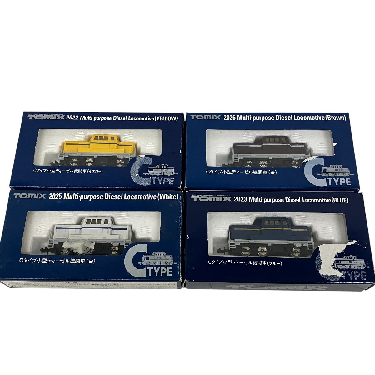 TOMIX 2025 Cタイプ小型ディーゼル機関車 ブルー その他おまとめ 計4両セット Nゲージ 鉄道模型 トミックス