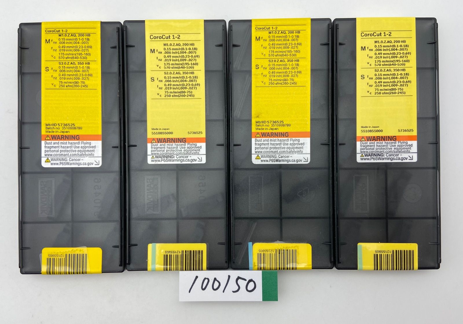 サンドビックSANDVIK N 123 H 2-0500-RO 1105 4箱セット