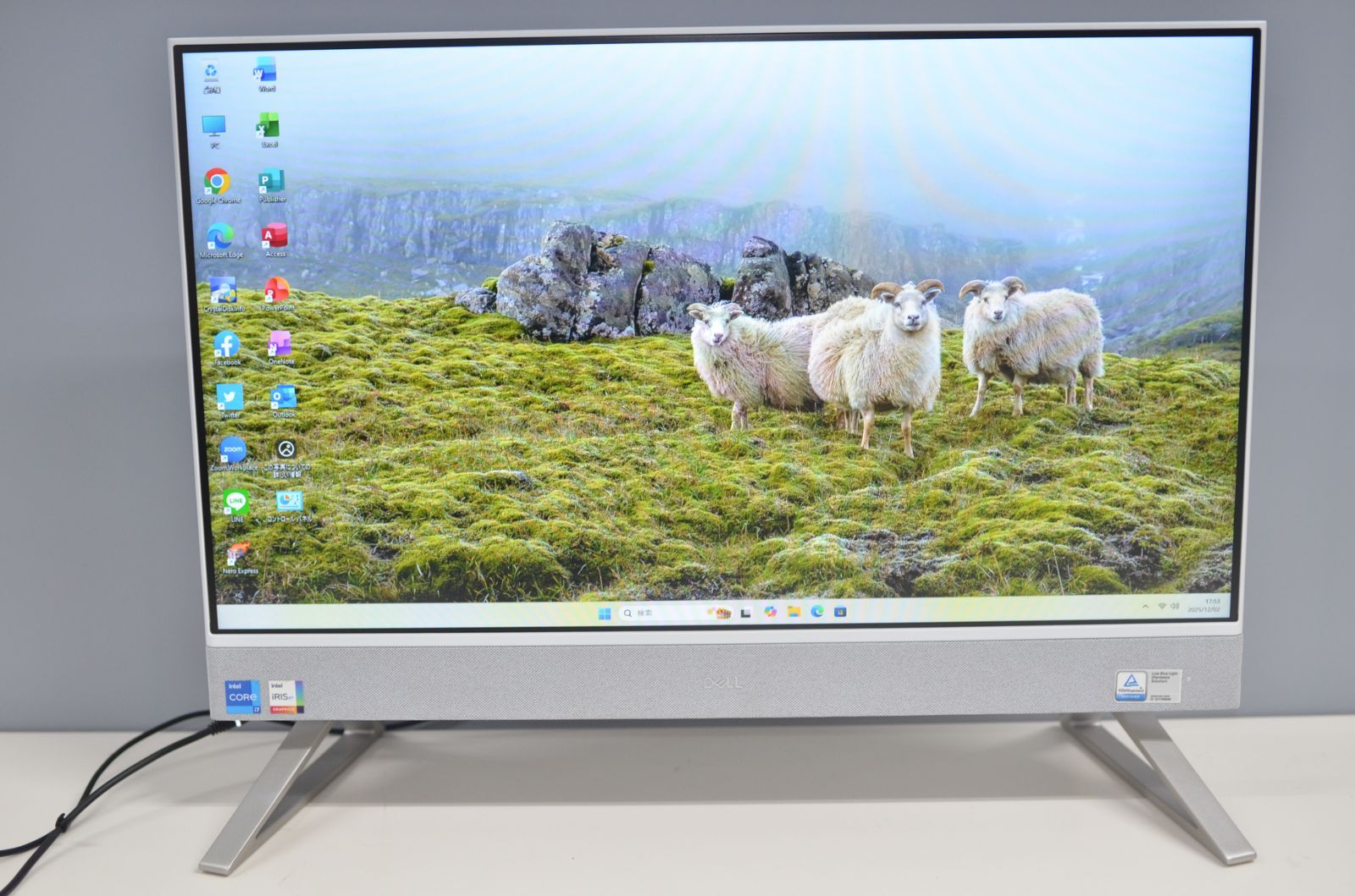 中古良品 一体型パソコン DELL Inspiron 24 5420 Windows11+office 第13世代core i7-1355U/爆速SSD512GB/メモリ16GB/無線内蔵/23.8インチ 中古一体型パソコン DELL Inspiron 24 5420 Windows11+office 第13世代