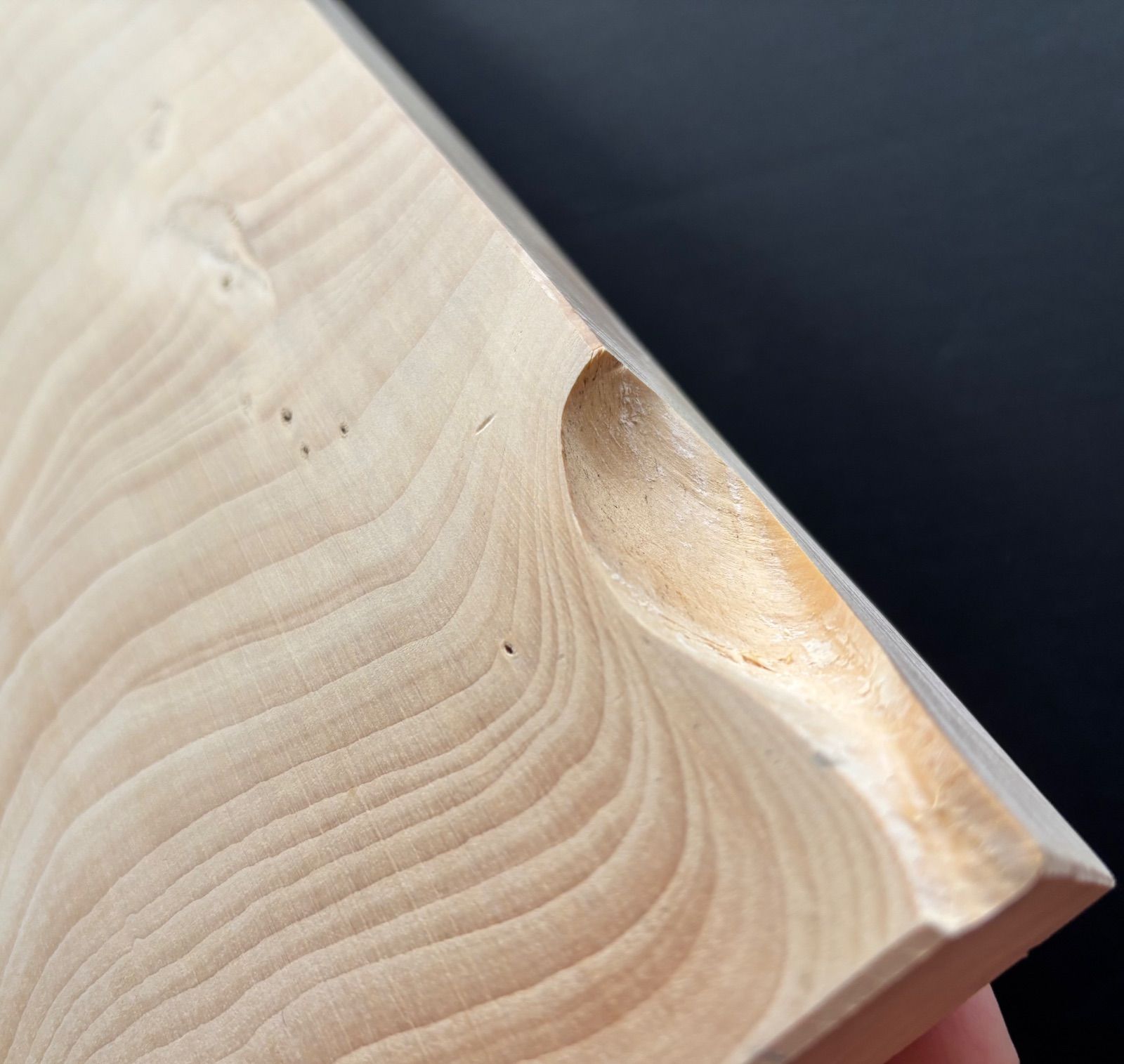 難あり》 【手仕上げ無漂白】16-銀杏まな板90歳職人が作る一点物約30.5