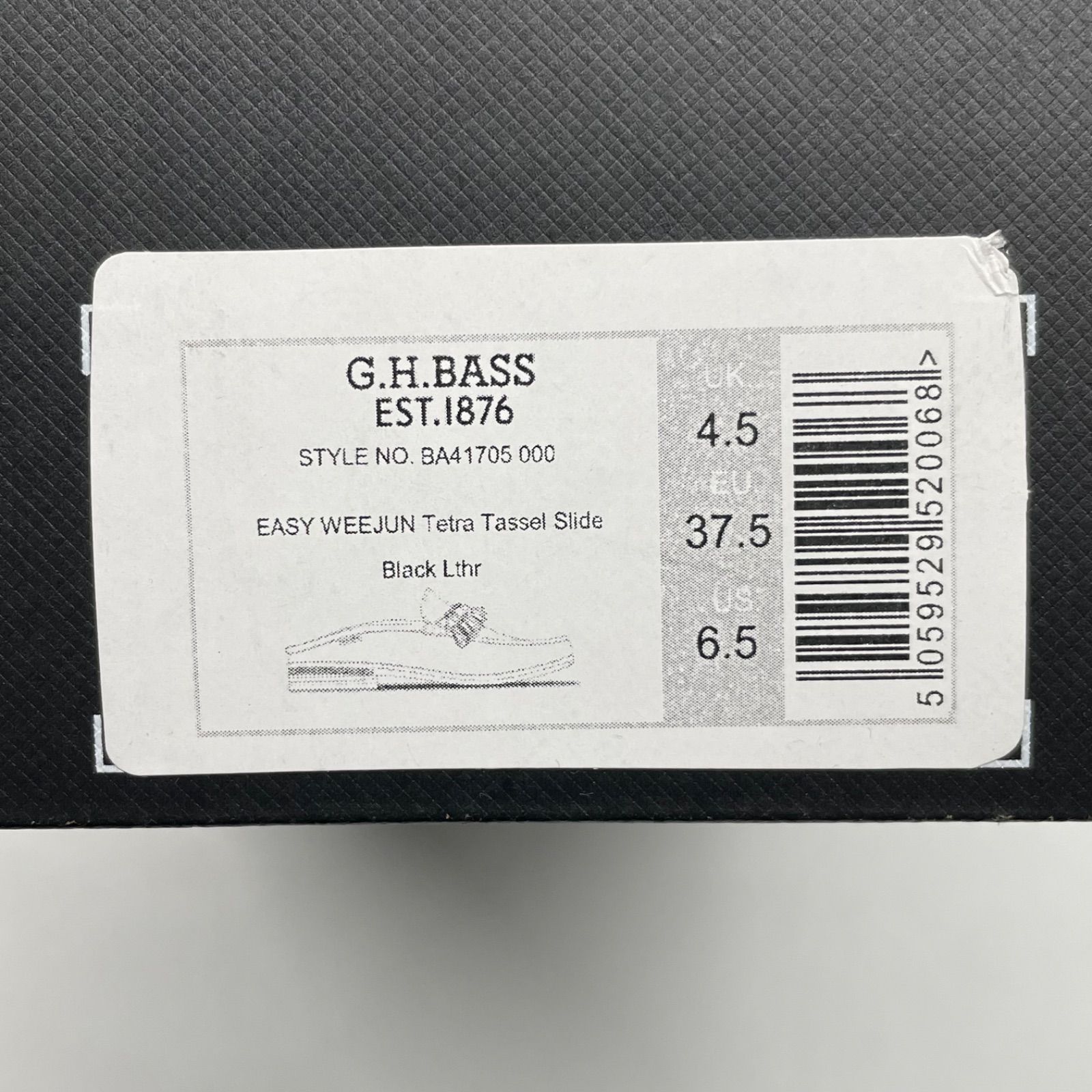 美品 箱付き G.H.BASS ジーエイチバス テトラ タッセル スライド 