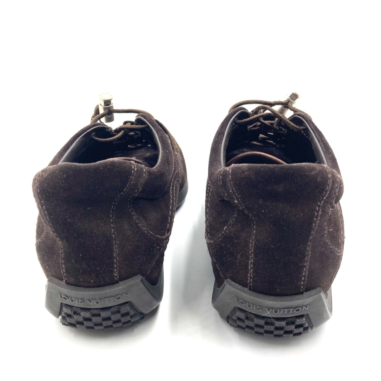 □良品□LOUIS VUITTON ルイヴィトン ダミエ スエードレザースニーカー