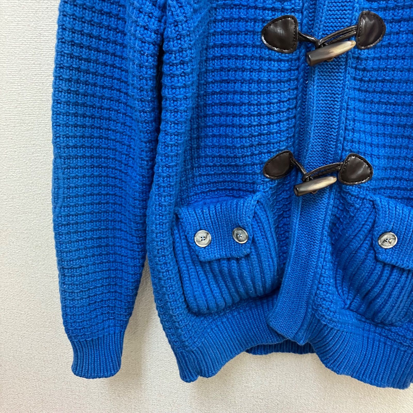 バーク ニットダッフルジャケット