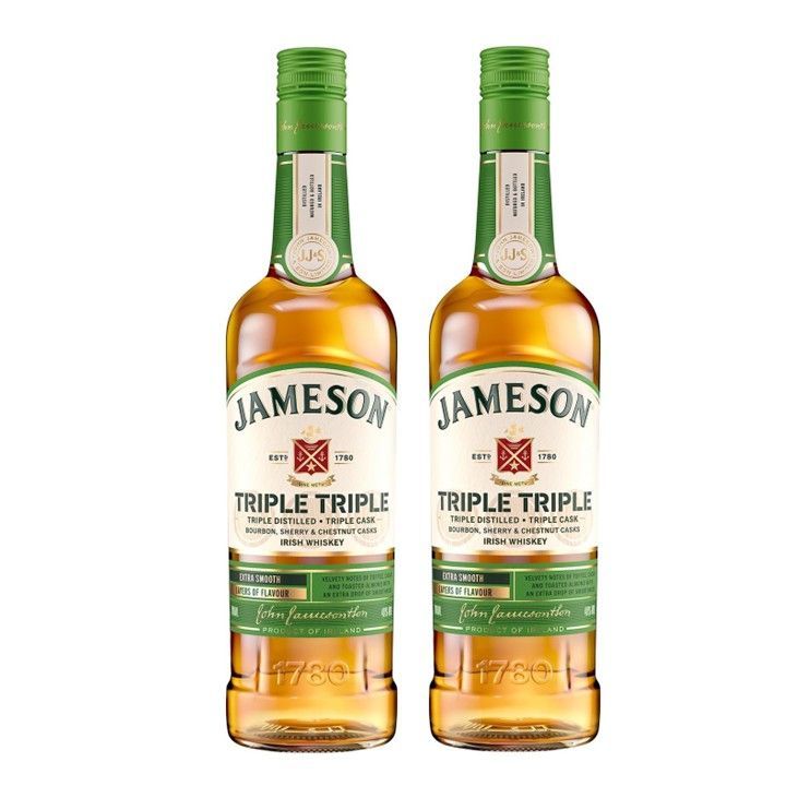 ジェムソン トリプルトリプル アイリッシュウイスキー 700ml 2本 