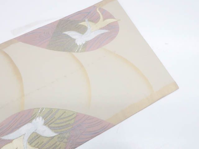 一輝堂】袋帯 六通柄 松 鶴 金糸 正絹 25b11-2272 - メルカリ