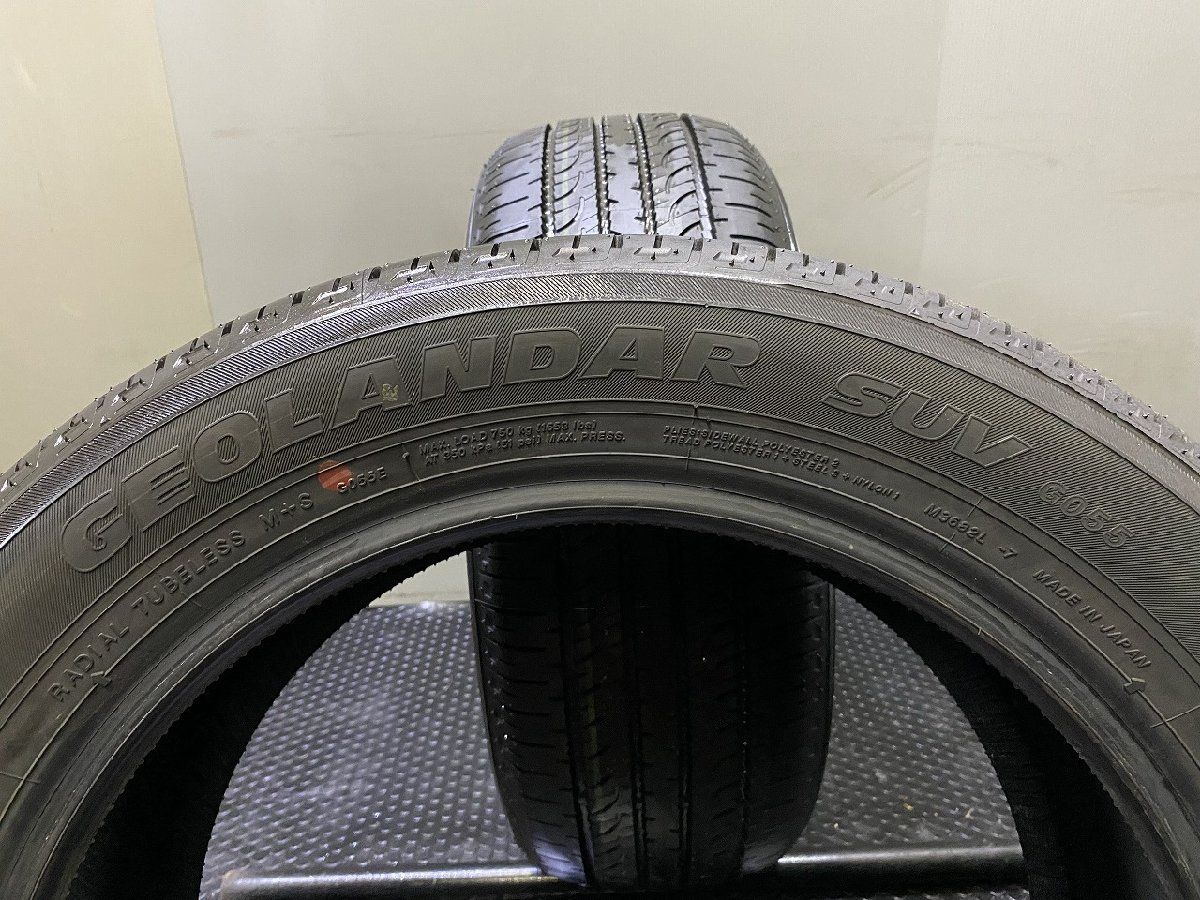 新車外し】25年製 YOKOHAMA GEOLANDAR SUV G055 225/55R18 18インチ 夏
