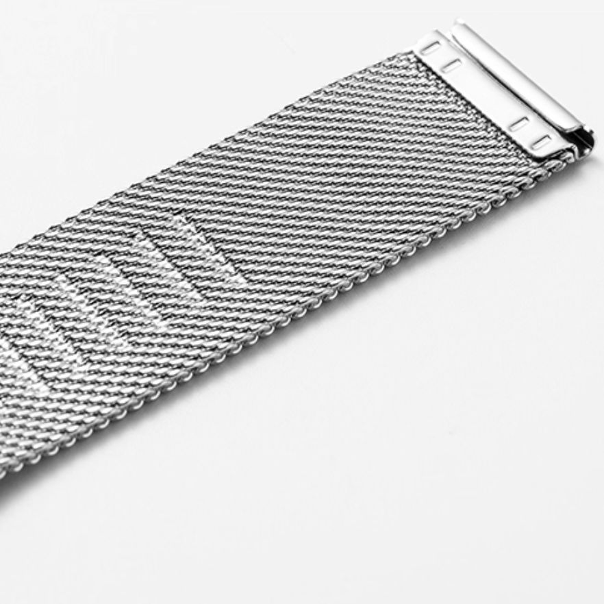 KIZAI ステンレス製 メッシュ 編み込み 時計バンド 12mm 13mm 14mm