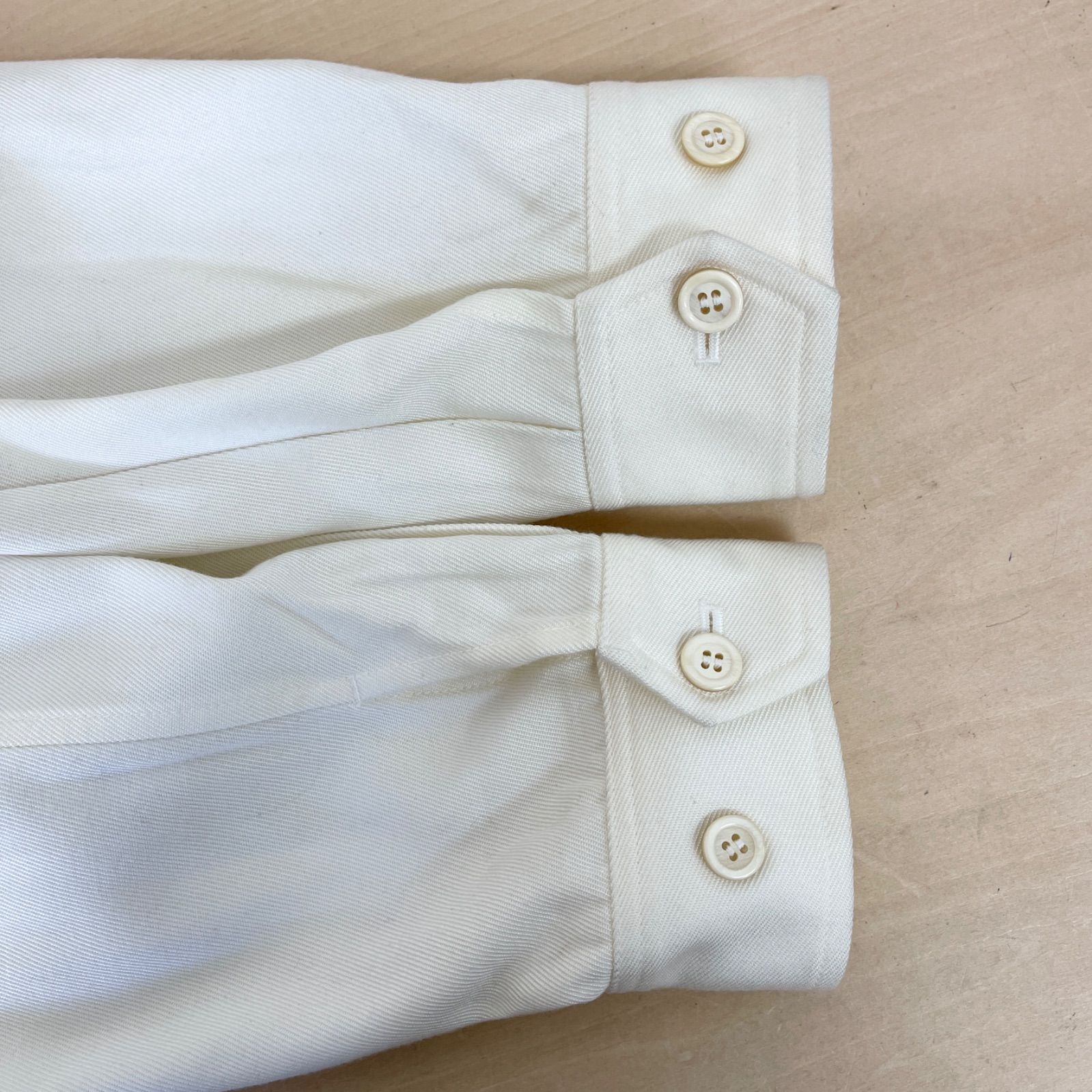 コムデギャルソン ジップアップブルゾン シャツジャケット ホワイト