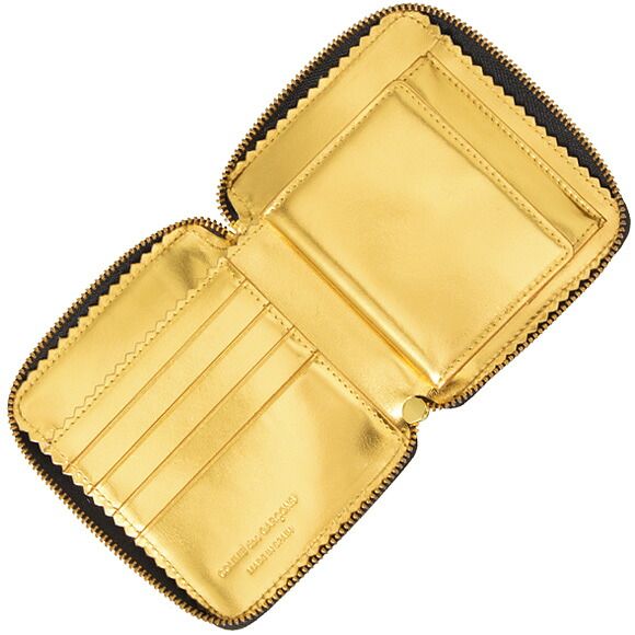 コムデギャルソン COMME DES GARCONS 財布 二つ折り財布 MIRROR INSIDE FULL ZIP AROUND WALLET ミラーインサイド レディース メンズ その他 折り財布 小物