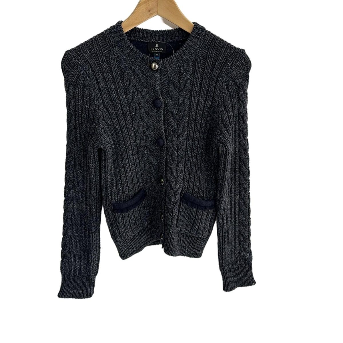 LANVINカーディガン ケーブルニットカーディガン|LANVIN COLLECTION