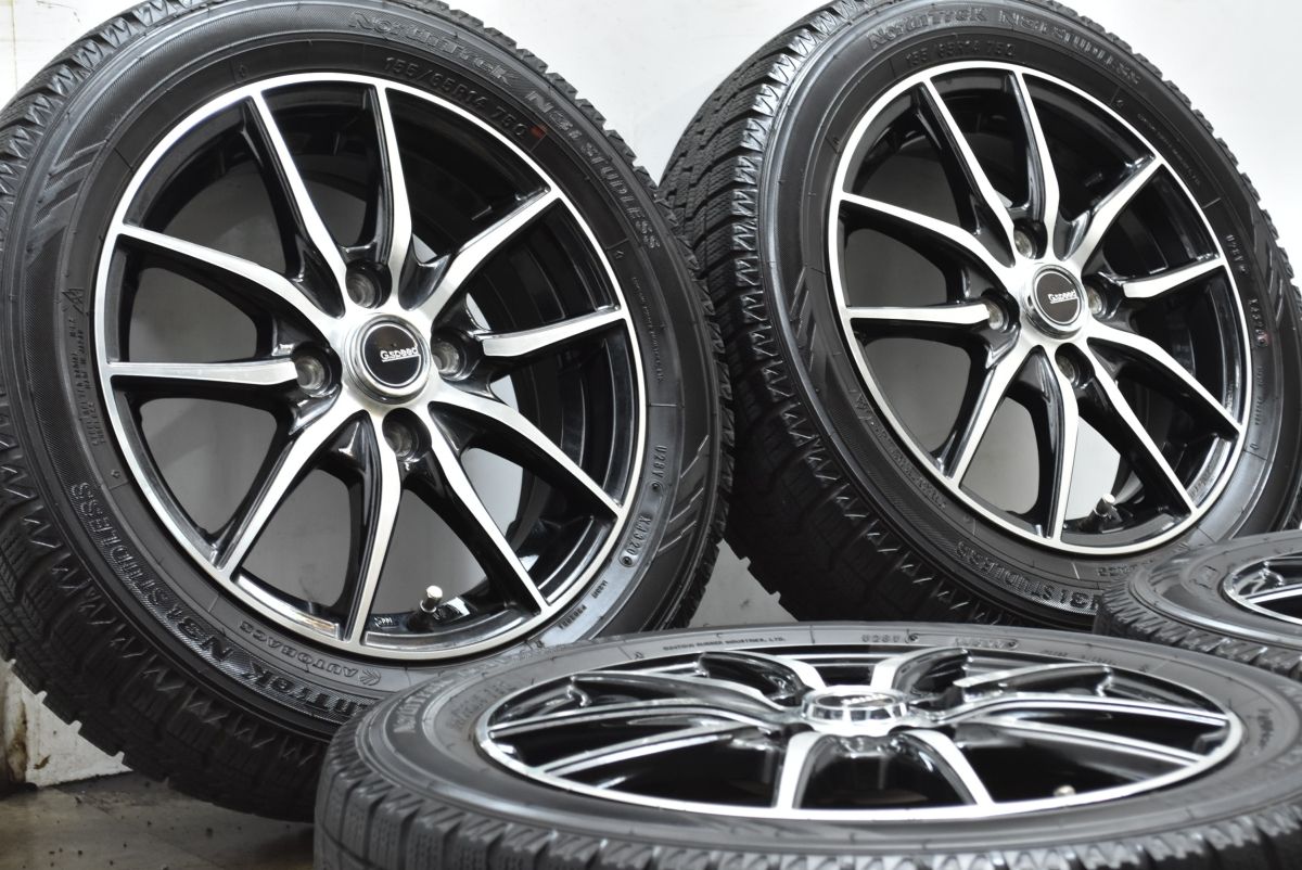 程度良好 Gスピード 14 in 4 5 J 45 PCD 100 ノーストレックN 3 i 155 65 R N BOX ONE WGN スペーシア ワゴンR タントムーヴ ルークス