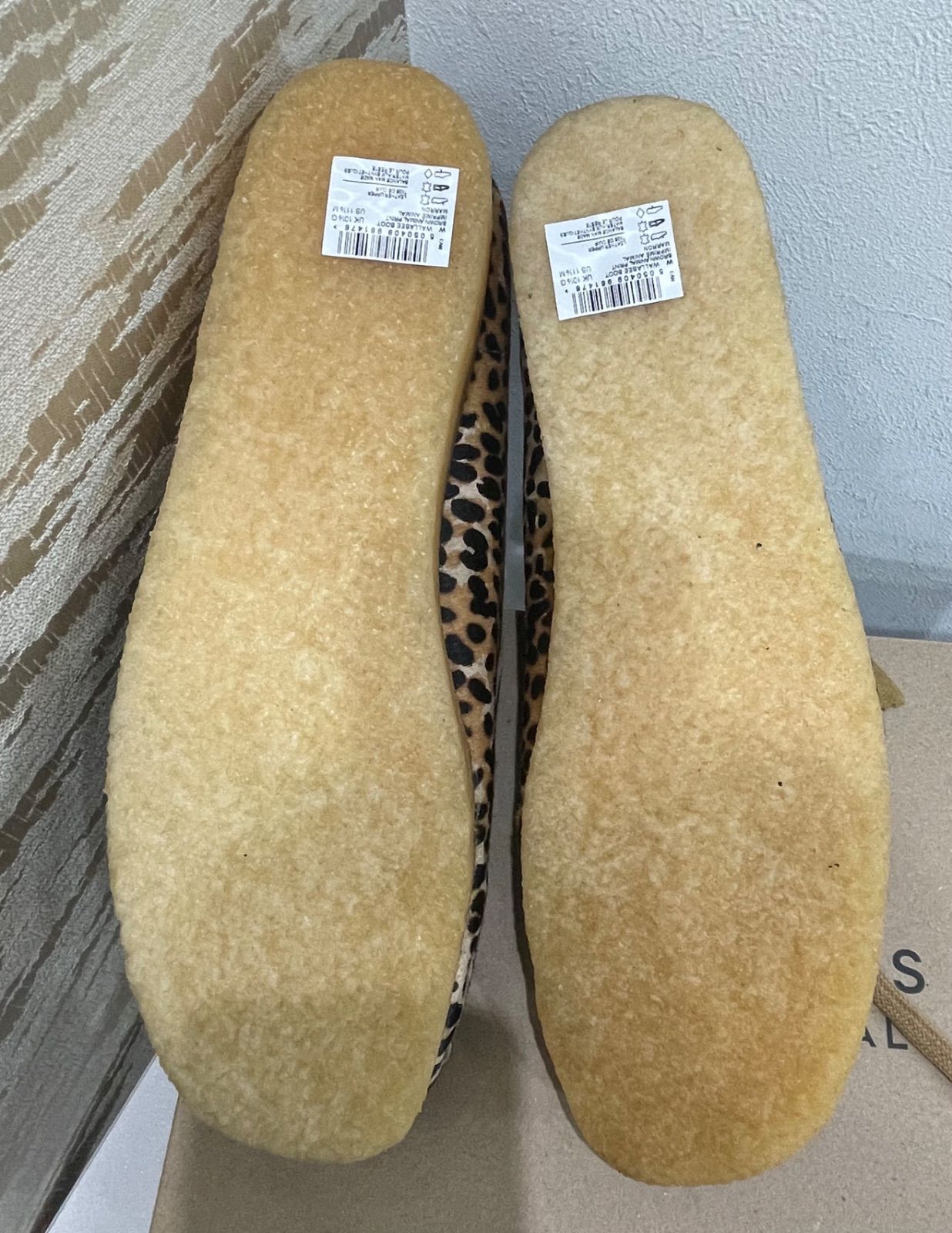 Clarks Wallabee Boot ヒョウ柄 レオパード 28 5 cm クラークス ワラビー