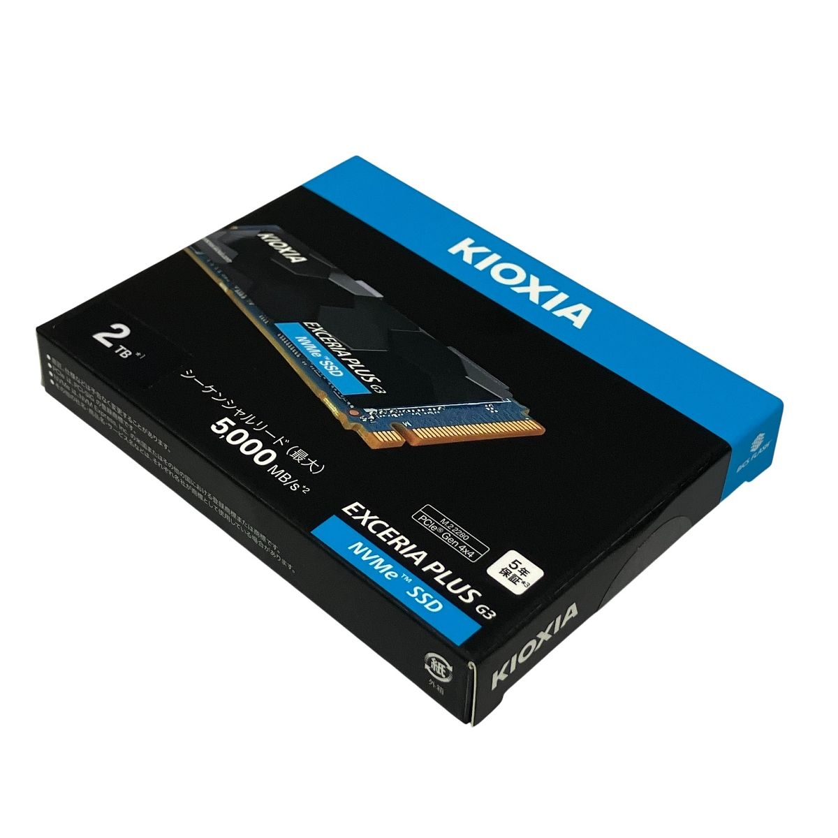 KIOXIA EXCERIA PLUS G 3 NVMe SSD SSD-CK 2. 2 TB PC 周辺 機器