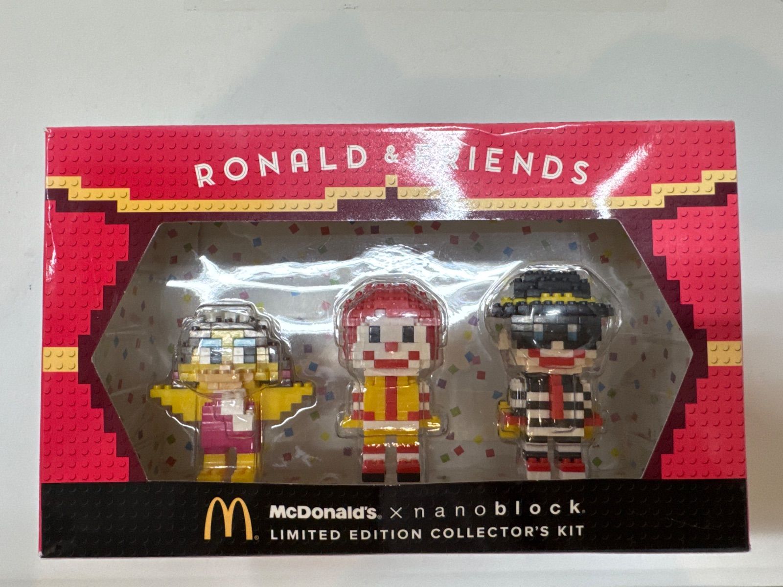 I1-16】◇ マクドナルド ドナルド ナノブロック コレクターキット 未