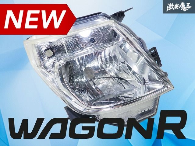 破損無し！】スズキ純正 MH34S MH44S ワゴンR 後期 ハロゲン ヘッド
