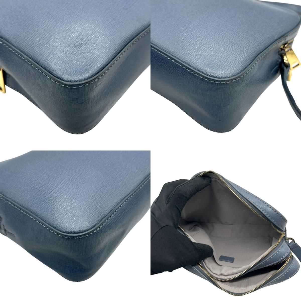 美品】フルラ リリー LILLI ショルダーバッグ カメラバッグ レザー