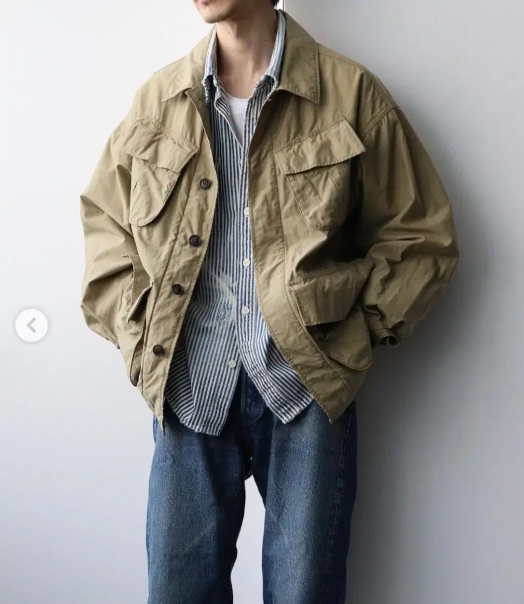 み 100万 23 ss VISVIM ビズビム トロピカル コンバット ジャケット ベージュ