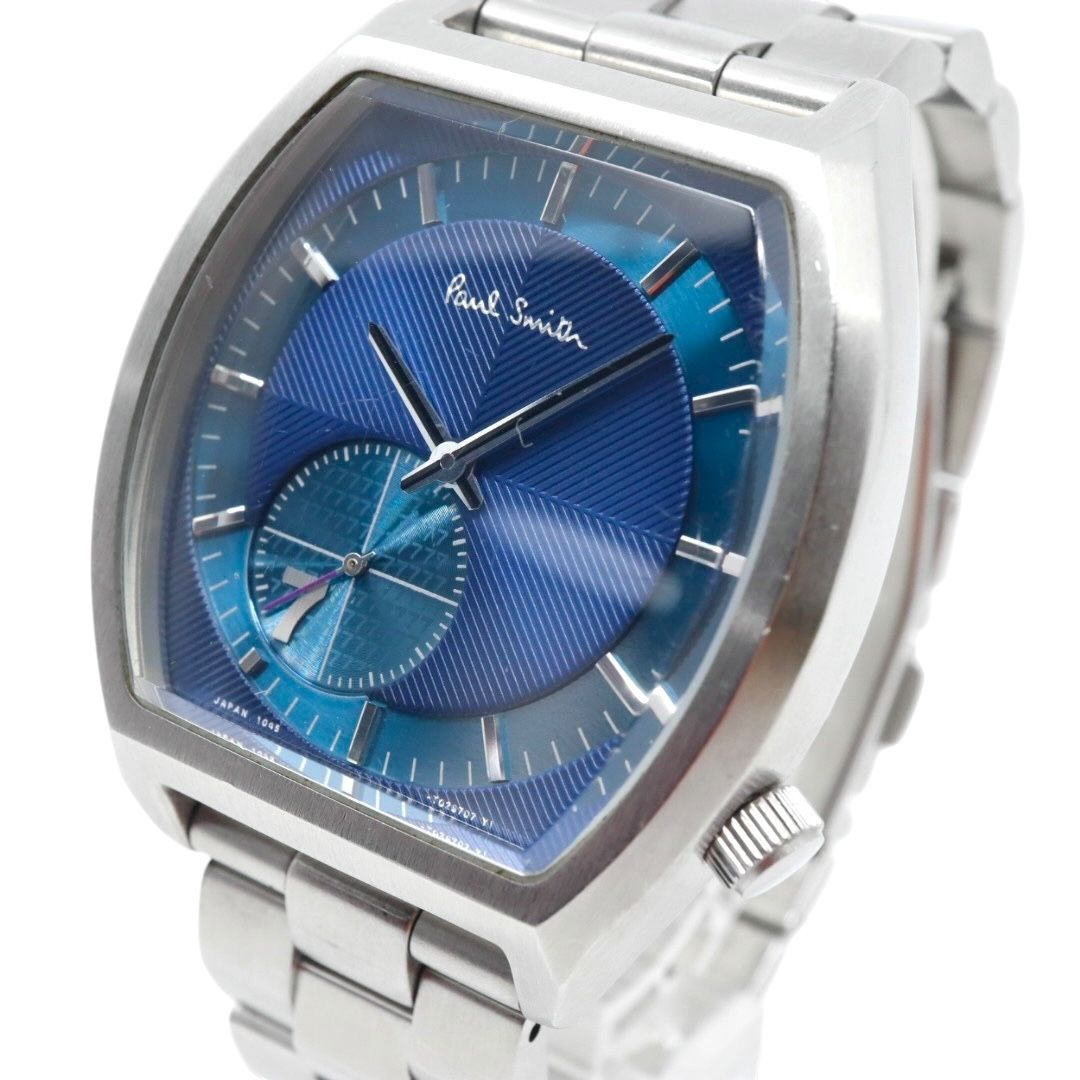 ポールスミス Paul Smith 腕時計 メンズ クォーツ ブルー文字盤 トノー