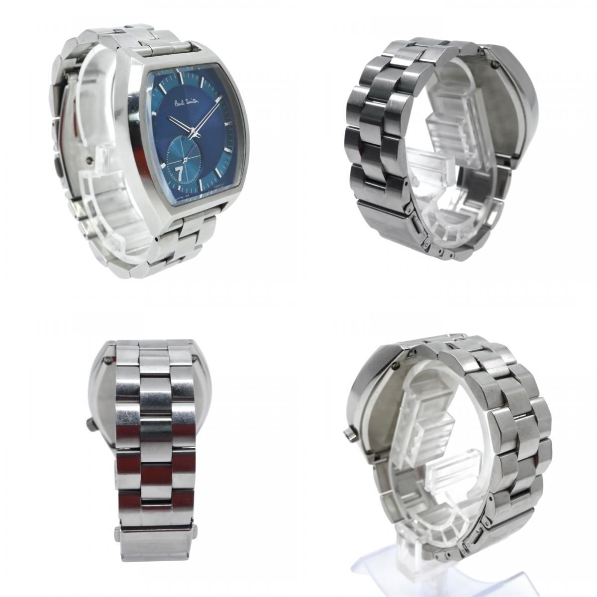 ポールスミス Paul Smith 腕時計 メンズ クォーツ ブルー文字盤 トノー