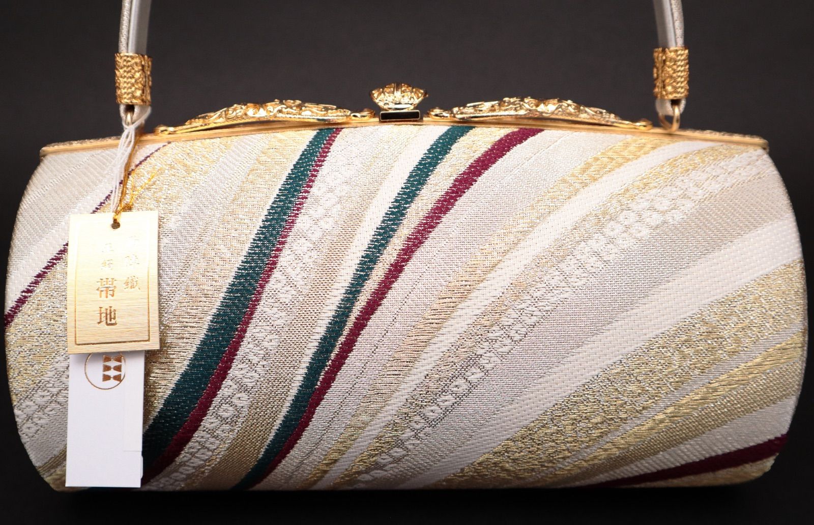  超 市 草履バックセット 紐の渡敬謹製 和装用バッグ 着物 浴衣