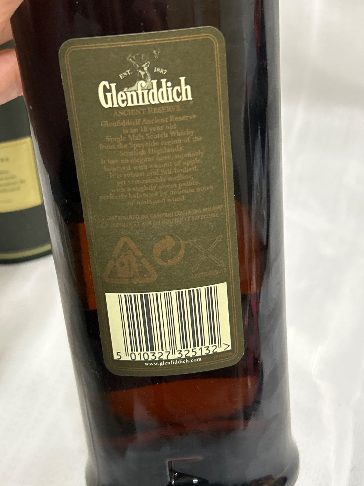928未開栓 Glenfiddich（グレンフィディック）18年 エンシェント