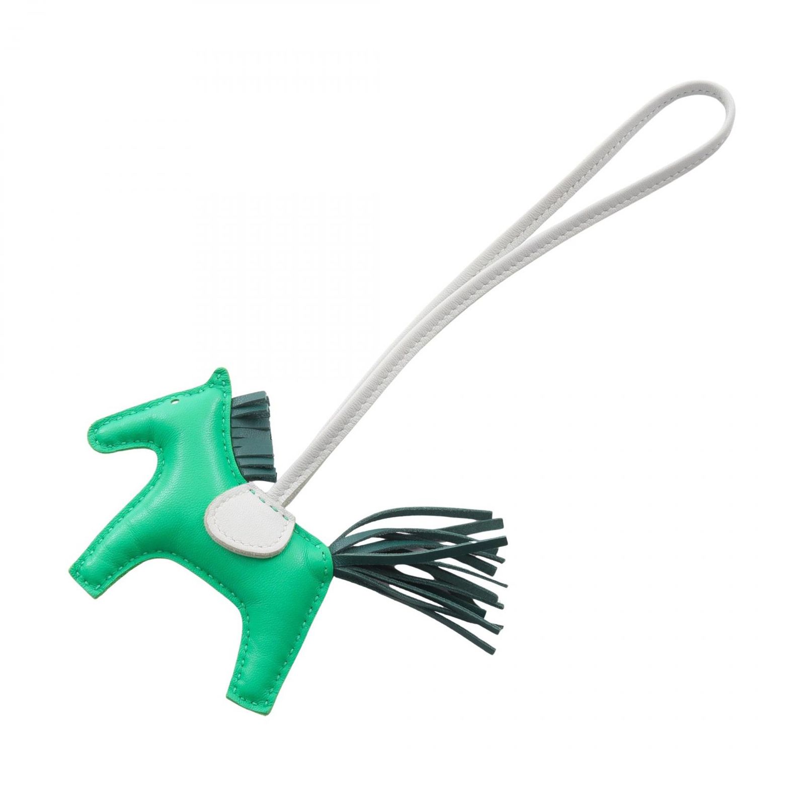 HERMES エルメス ロデオPM ミント マラカイト ブルーブリュム チャーム