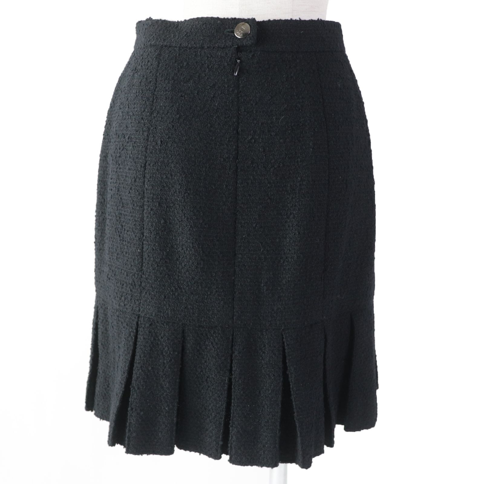 CHANEL スカート 極美品☆CHANEL シャネル 97A P09679 ココマーク付 ZIPジャケット