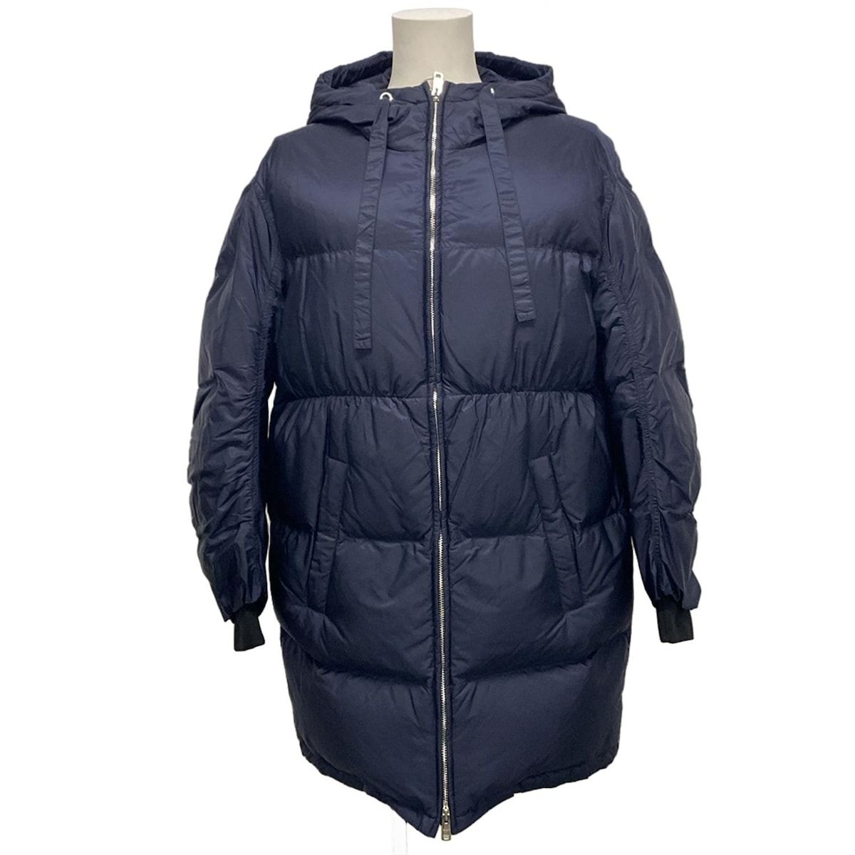 PRADA ネイビーコート サイズ40 PRADA(プラダ) ダウンコート サイズ40 M レディース美品 - ダーク