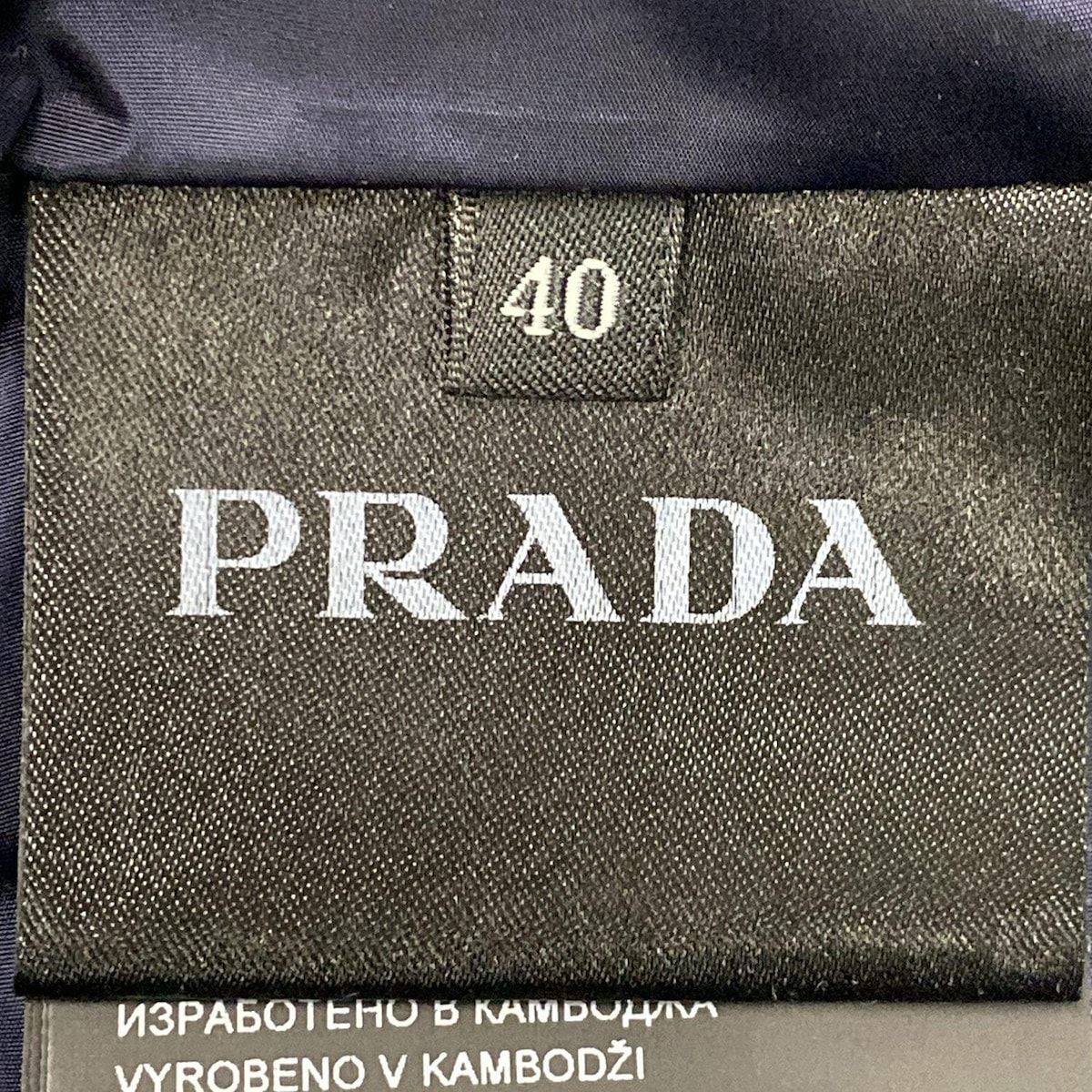 PRADA(プラダ) ダウンコート サイズ40 M レディース美品 - ダーク