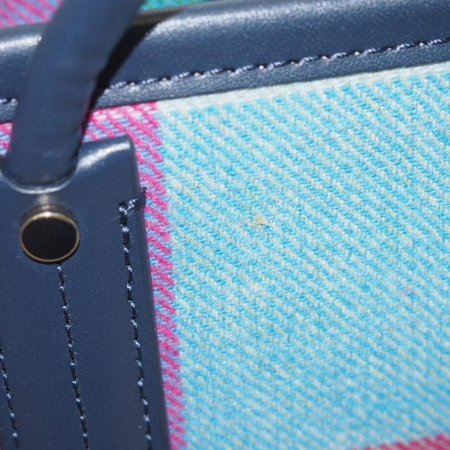 Kate Spade NEW YORK エラ フェスティブチェック ファブリック トート