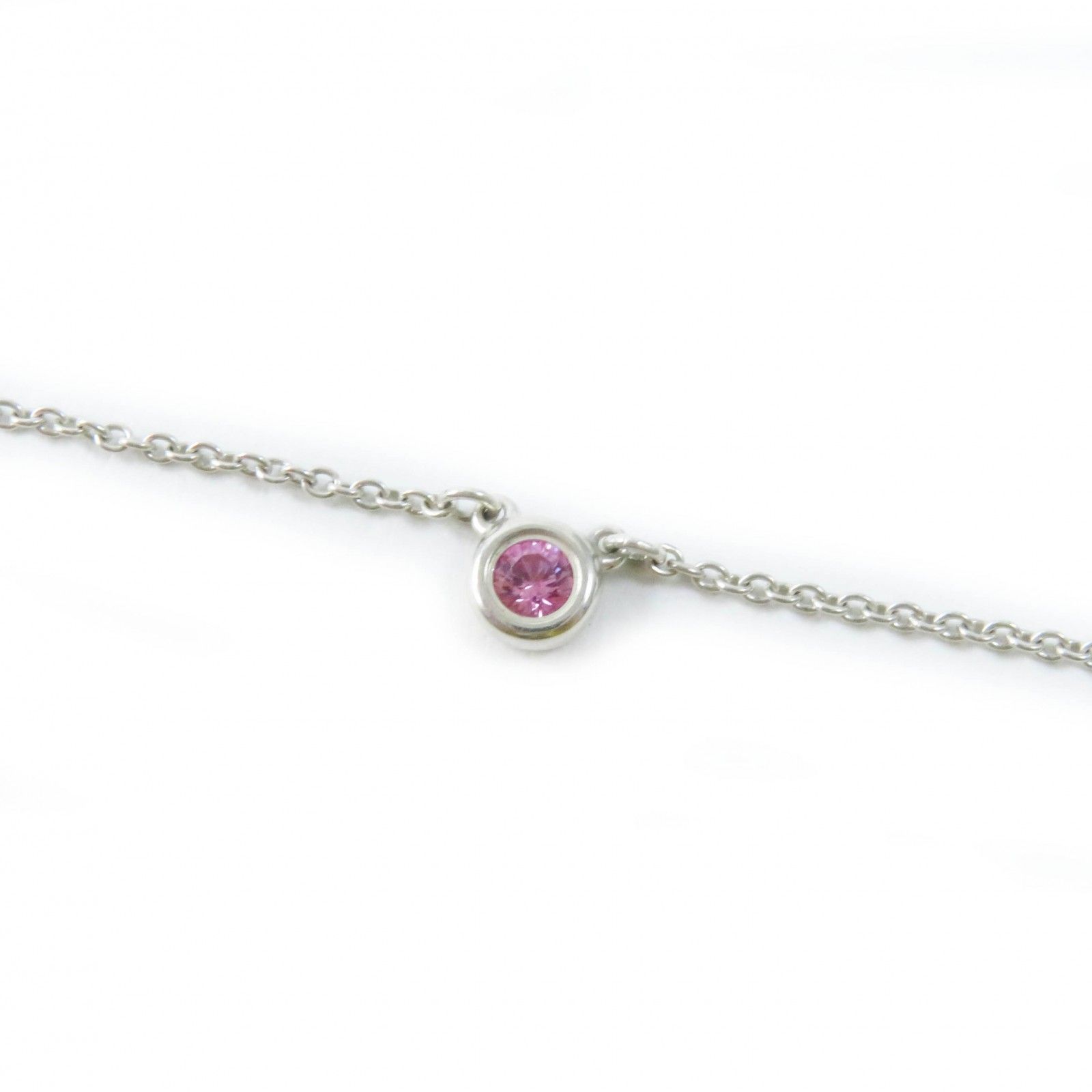 美品◎TIFFANY&Co. ティファニー カラー バイザヤード AG925 ピンク 