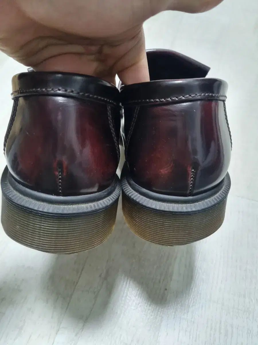  DR MARTENS ドクターマーチン エイドリアン さくらんぼレッド UK 7 260 265 ローファー ブーツ 革靴