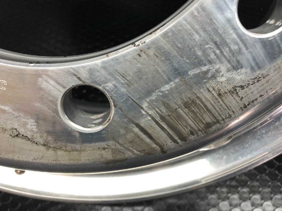  アルミホイール ALCOA アルコア トラックホイール 19 5インチ 2本 6 147 iso方式 平面座 4軸低床 SHZ 011 その他 タイヤ ホイール
