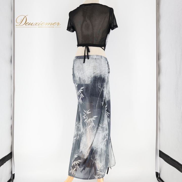 ベリーダンス 衣装 上下セット ブラック系 solana belly レッスン