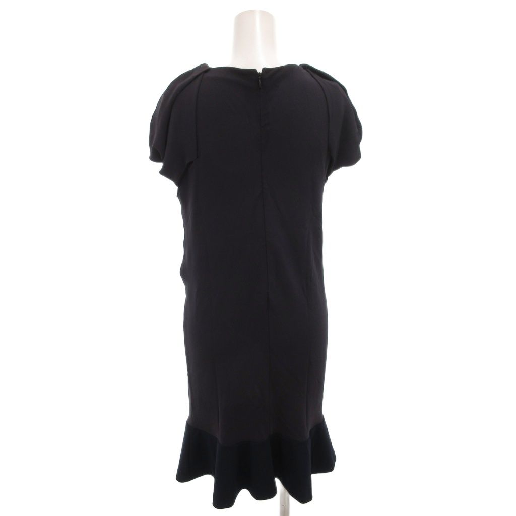 ステラマッカートニー STELLA McCARTNEY ワンピース ひざ丈 36 紺