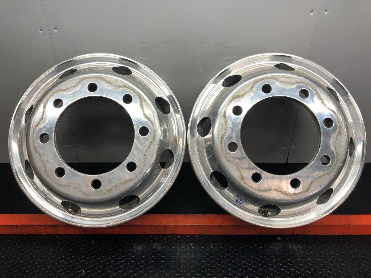 アルミホイール ALCOA アルコア トラックホイール 19.5インチ 2本 6.75