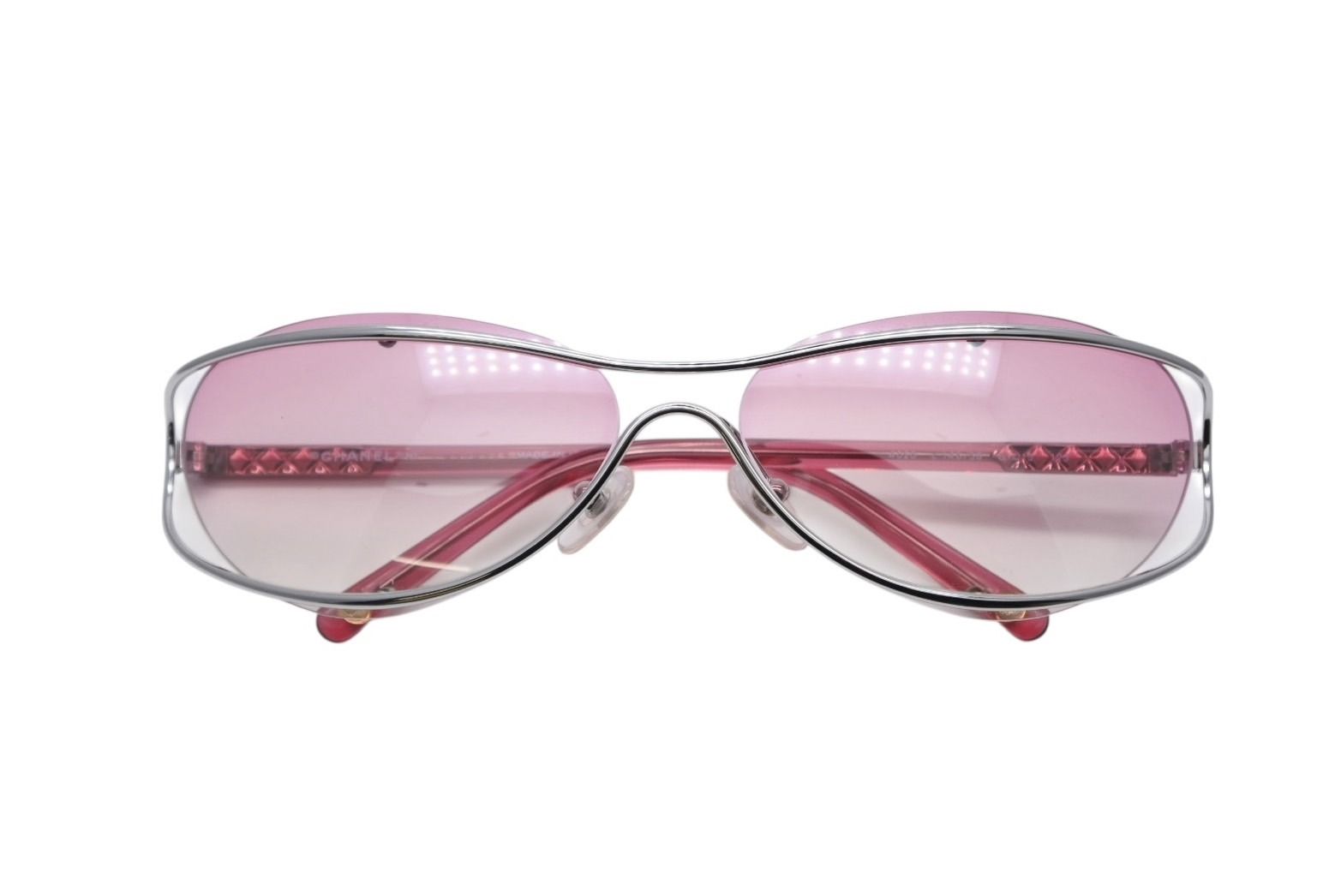 極美品 CHANEL シャネル サングラス アイウェア 4020 c.146/58 サイズ