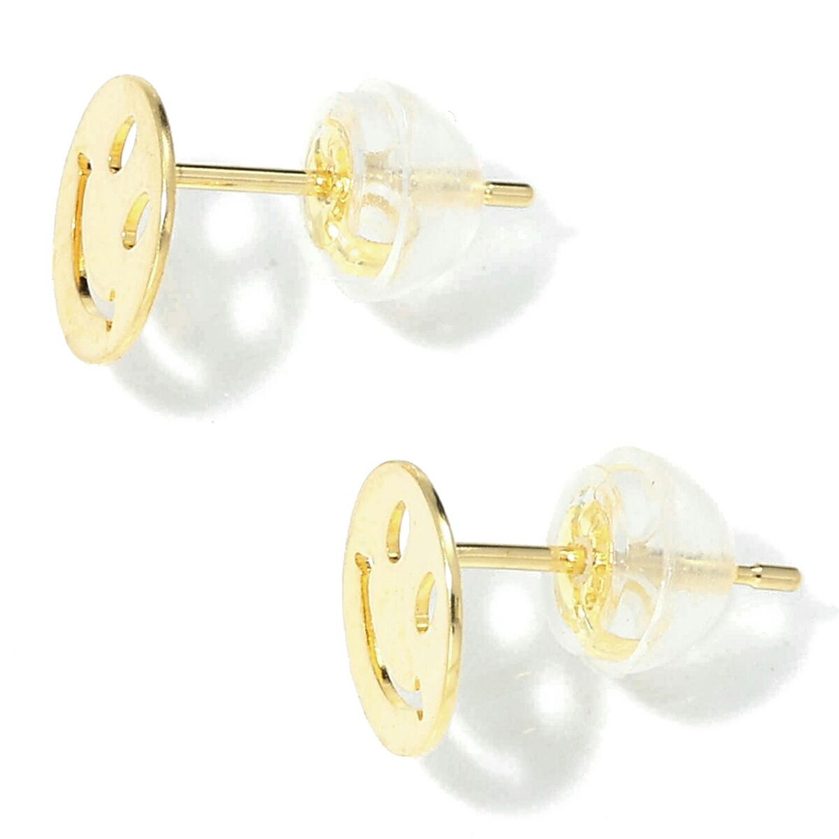 イエローゴールド K18YG スマイルモチーフピアス 新品 - メルカリ