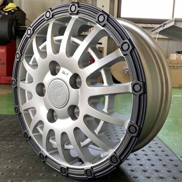  訳アリ品 車検対応 フィアット デュカト PCD 130 5 H 5穴 16インチ ホイール 4本セット マキシ L 2 3 キャンピングカー マットブラック シルバー ボルト対応 16インチ ホイール