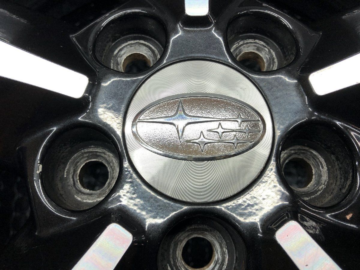  SUBARU スバル SJフォレスター ホイール 18インチ 4本 48 ブラポリ SHE 028 18インチ ホイール