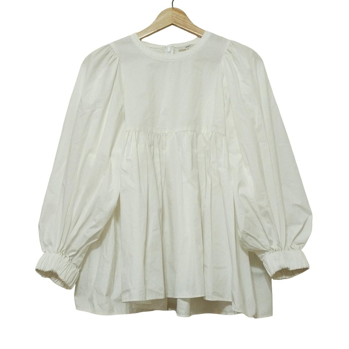 yori ヨリ チュニック サイズ36 S レディース - 白 クルーネック 長袖