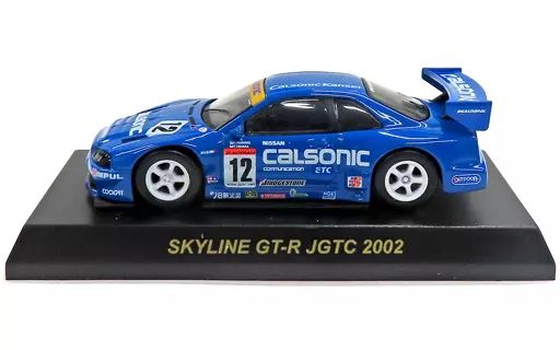 中古】ミニカー 1/64 SKYLINE GT-R JGTC 2002 #12(ブルー) 「ニッサン