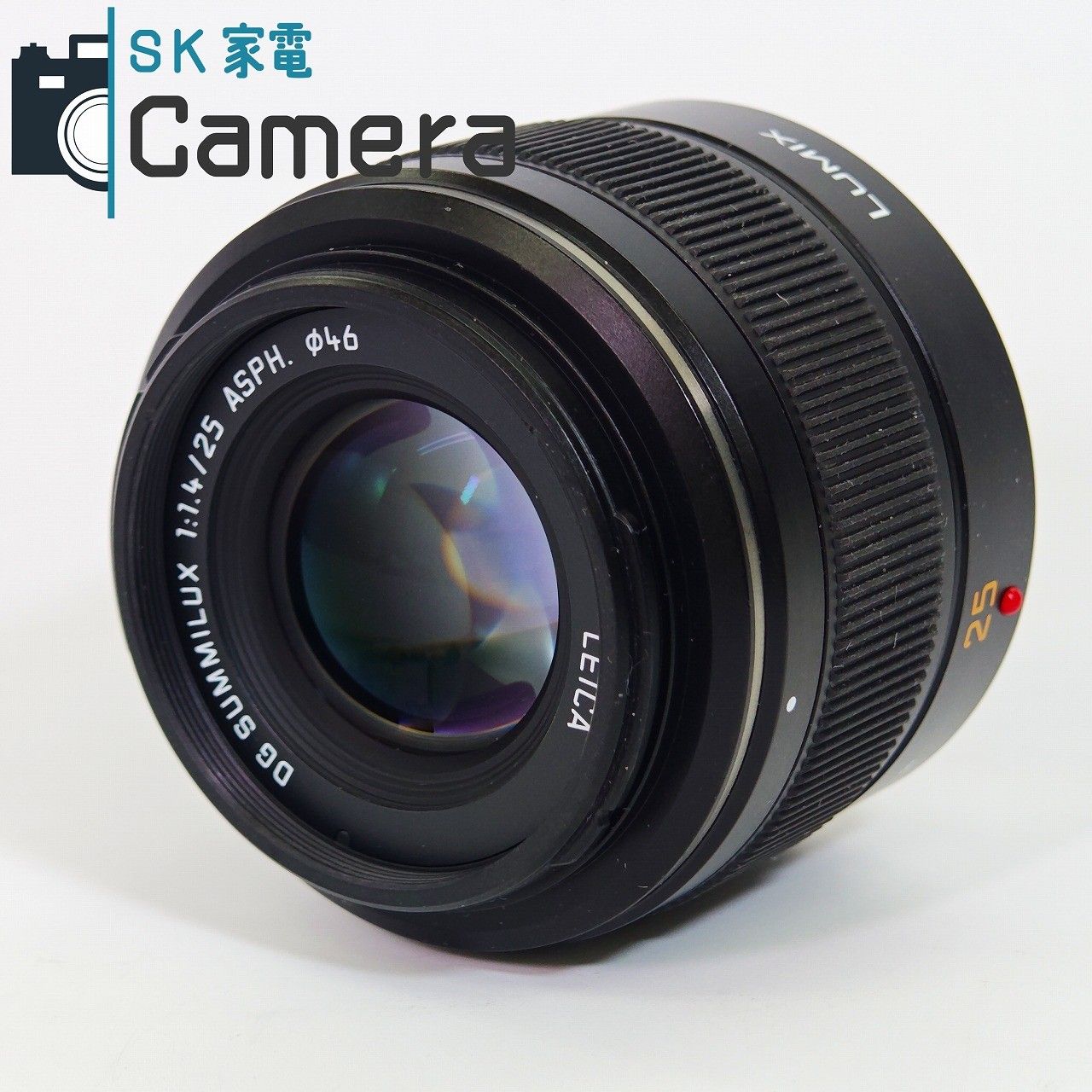 中古】 LEICA DG SUMMILUX 25mm F1.4 ASPH. Panasonic H-X05 LUMIX