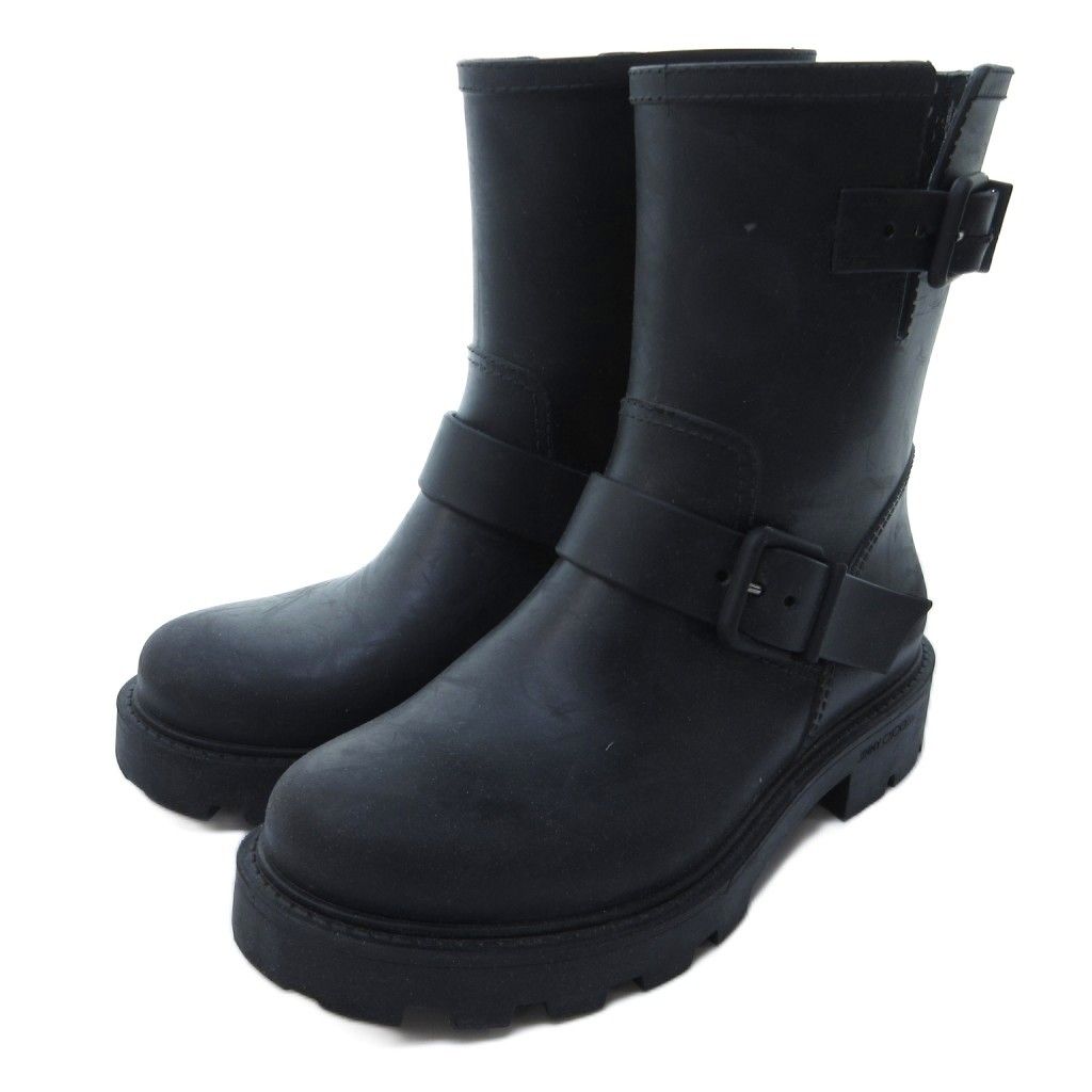 ジミーチュウ JIMMY CHOO ショートレインブーツ レインシューズ