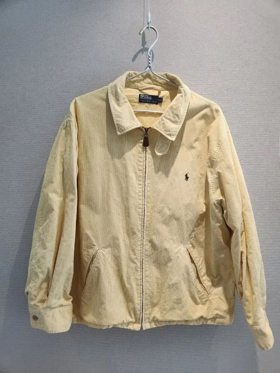 ポロラルフローレン コーデュロイ コットン ジャケット イエロー