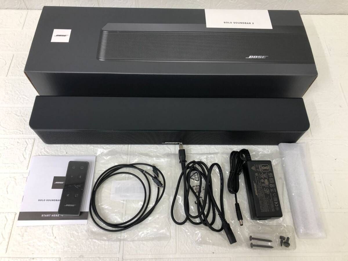 mm※ Bose SOLO SOUNDBAR 2 完品 ほぼ未使用 Bose Solo Soundbar 2 | ボーズ