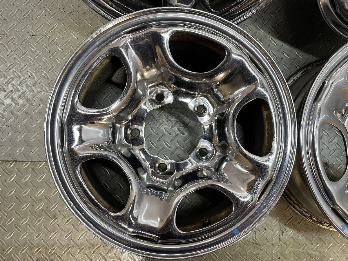 ダイハツ 初代 ロッキー メッキホイール 15インチ 4本 7 15 ジムニー流用可 MHA 706